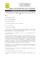 Note de présentation BP 2026